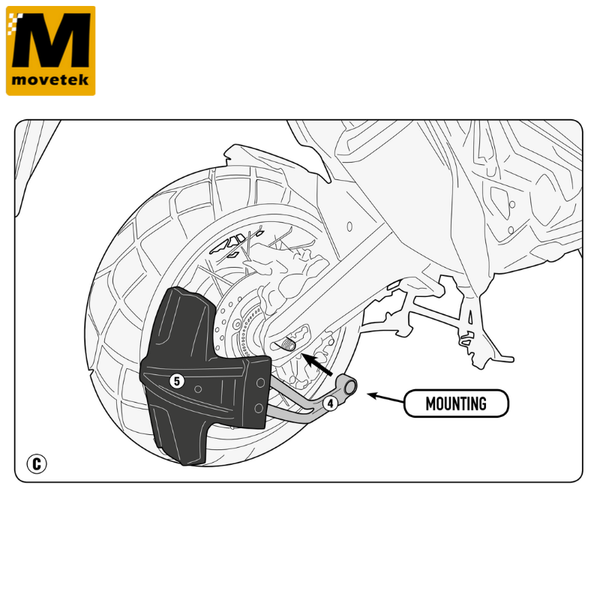 Bộ kit chuyên dụng Givi RM1156KIT Honda X-ADV, Forza 750 17