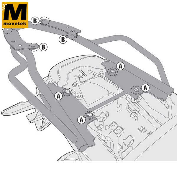 Baga sau Givi SR1139 Honda Crossrunner 15-20