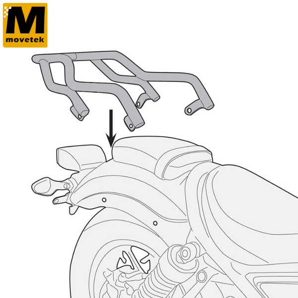 Baga sau Givi SR1160 Honda CMX500 Rebel 17
