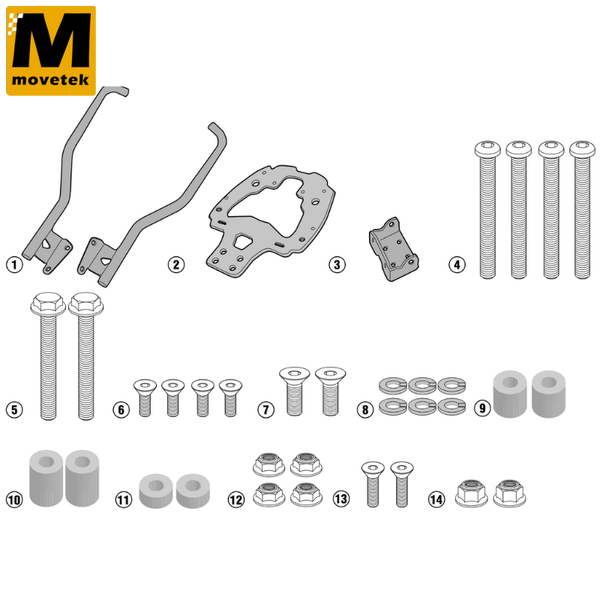 Baga sau Givi SR5125 BMW G310R 17