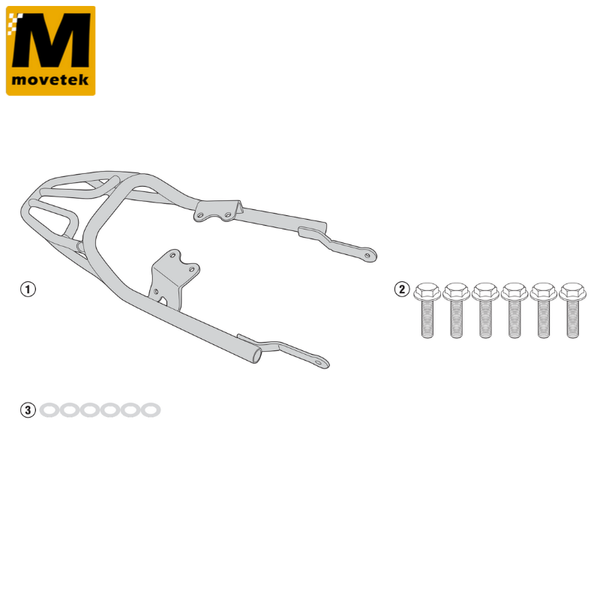 Baga sau Givi SR6410 Triumph Bonneville T100 17, T120