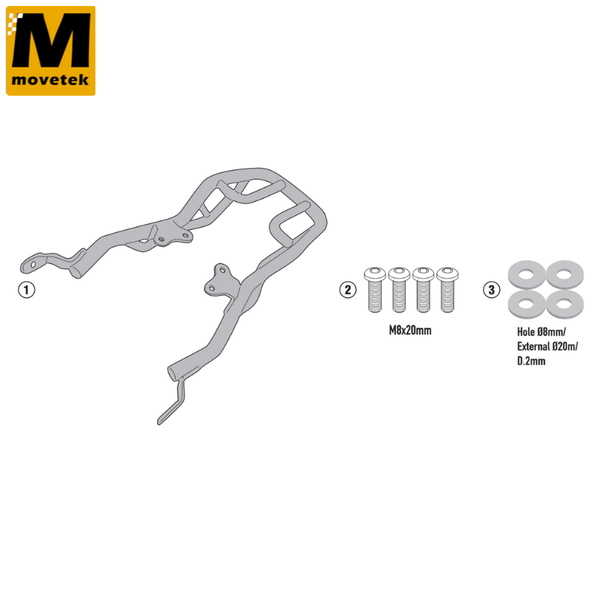 Baga sau Givi SR6417 Triumph Speed Twin 1200 19-20