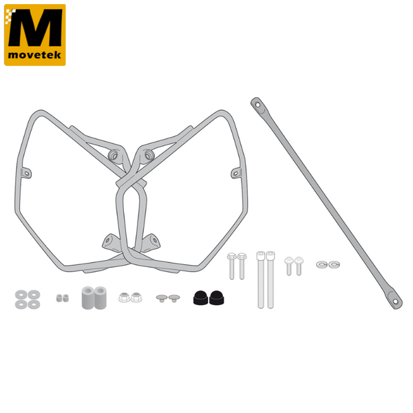 Khung hông gắn túi Givi TE2156 Yamaha MT-09, MT-09 SP 21-22