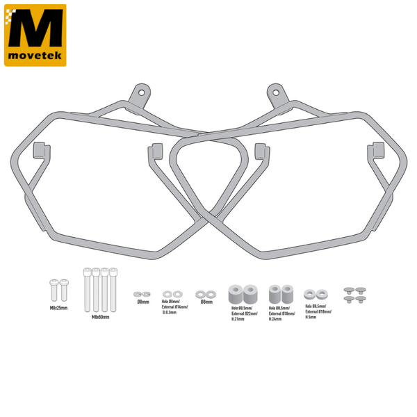Khung hông gắn túi Givi TE5137 BMW F900R 20-22, F900XR 20-22