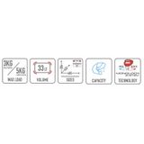 Thùng sau Givi B33NM Atlas 33L