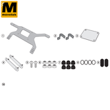 Bộ kit gắn hộp đồ nghề Givi TL1178KIT Honda Africa Twin CRF1000L DCT Adventure Sport 20-21