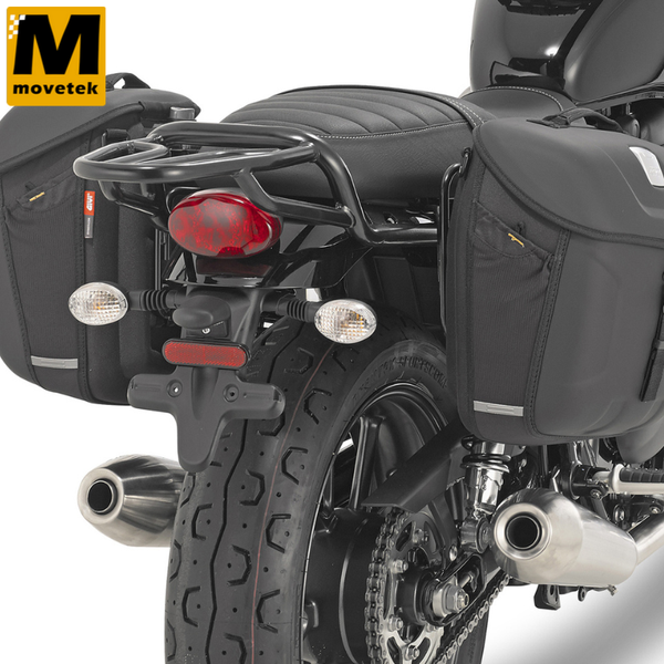 Khung hông gắn túi Givi TMT6407 cho túi MT501 Metro-T Triumph Street Twin 900 16-22, Bonneville T100 17-22