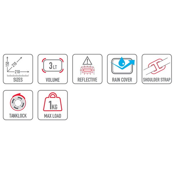 Túi gắn bình xăng Givi XS319Y 3L