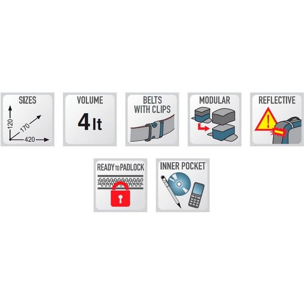 Túi module mở rộng Givi MT503