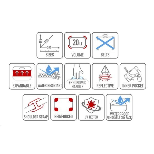 Túi module mở rộng Givi UT807B chống nước 20L - UT807B