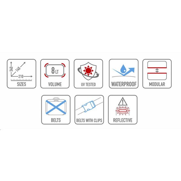 Túi treo gắn hông chống nước Givi GRT722