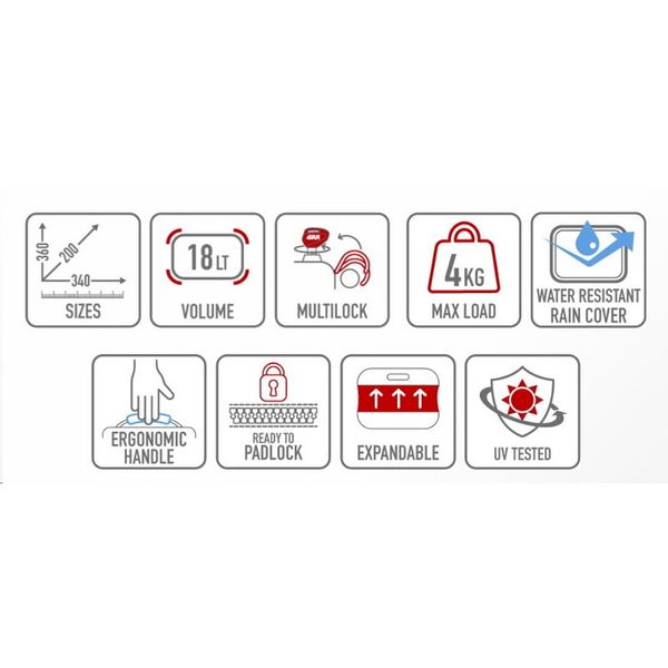 Túi treo gắn hông có ngàm khoá Givi MT501