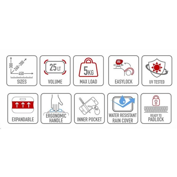 Túi treo gắn hông có ngàm khoá Givi ST609