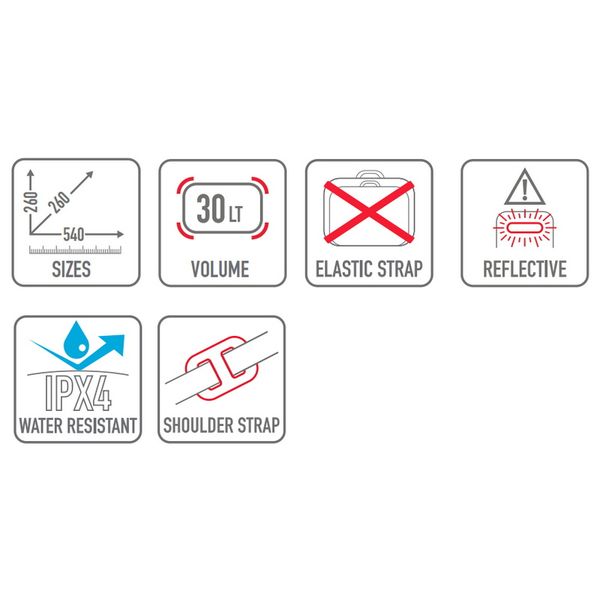 Túi yên sau chống nước Givi PCB02 30L