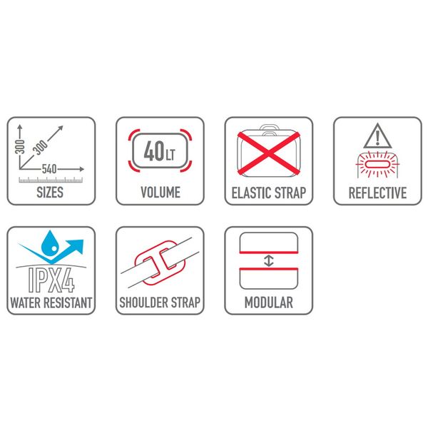 Túi yên sau chống nước Givi PCB03 40L