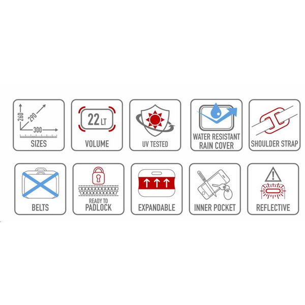 Túi yên sau Givi ST607B 22L