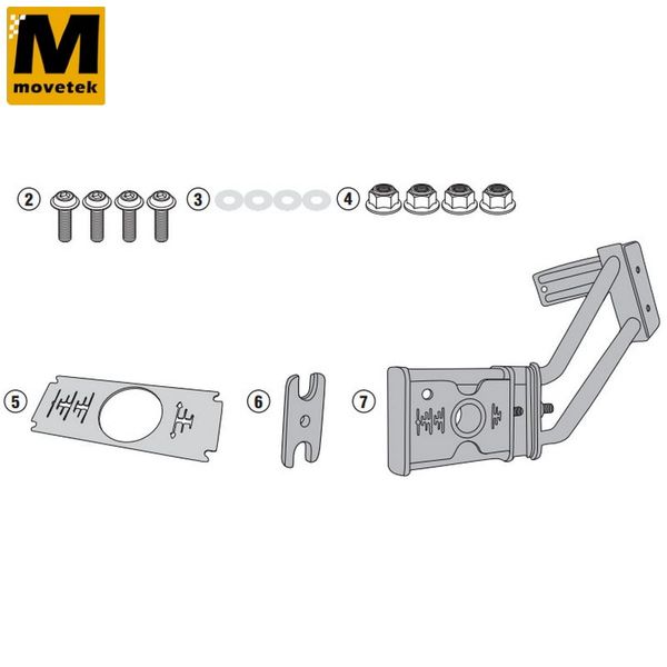 Bộ kit chuyên dụng Givi RM1146KIT Honda NC750X, Honda NC750S 16-20