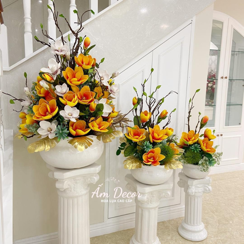  ZSET CHẬU HOA TẾT MỘC LAN THỊNH VƯỢNG 