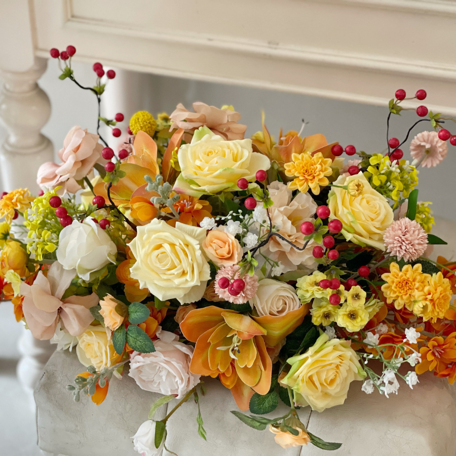 ZDẢI HOA BÀN HỌP BH004