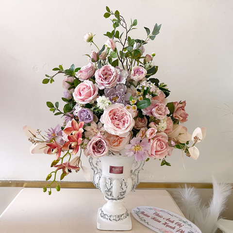  BÌNH HOA CỔ ĐIỂN CERISE 