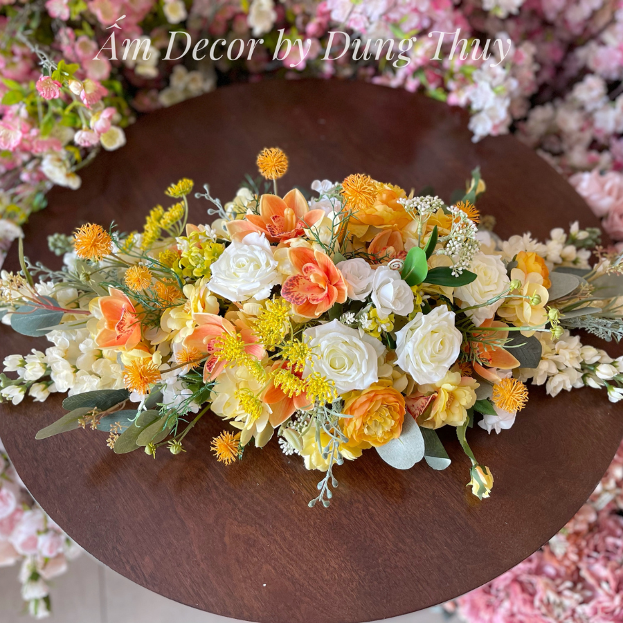 ZDẢI HOA BÀN HỌP BH018