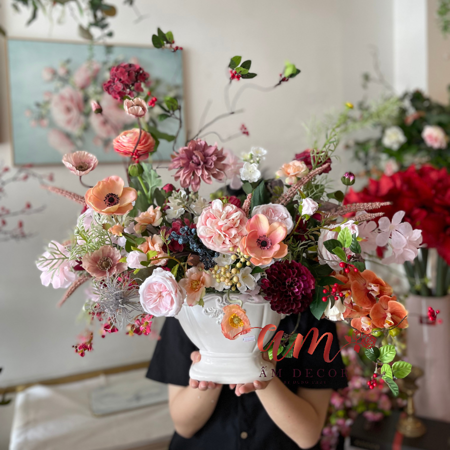 BÌNH HOA ĐỂ BÀN KIỂU ÂU ONSRA
