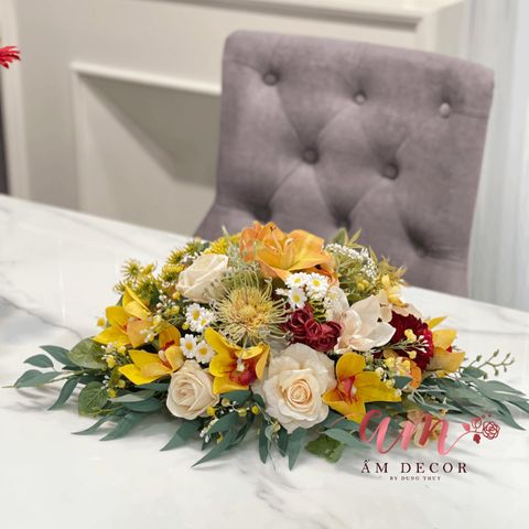  DẢI HOA BÀN HỌP BH035 