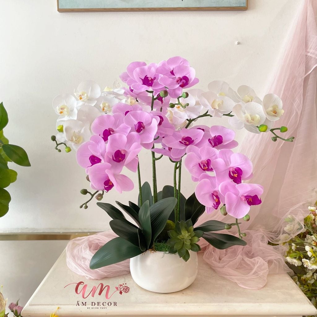 ORCHID PURPLE WHITE MIX