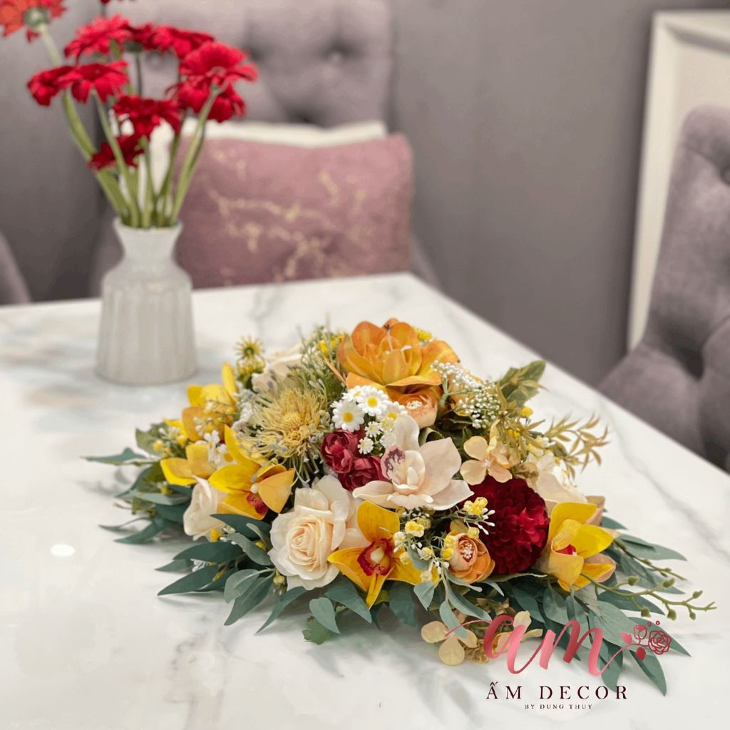DẢI HOA BÀN HỌP BH035