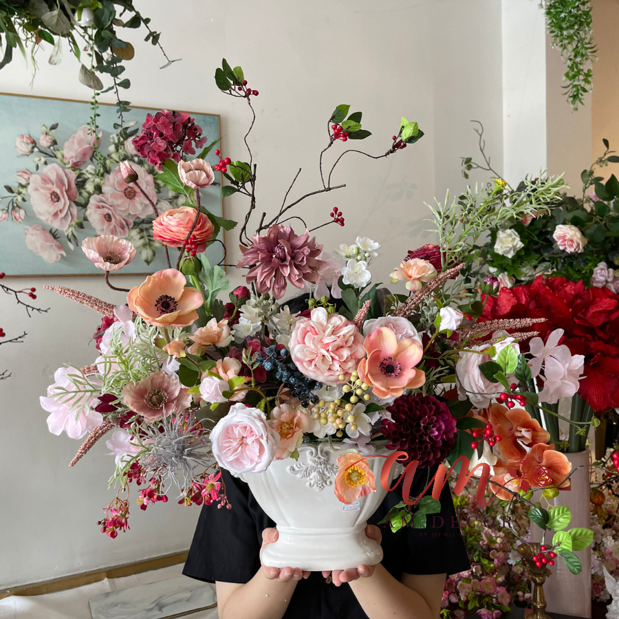 BÌNH HOA ĐỂ BÀN KIỂU ÂU ONSRA