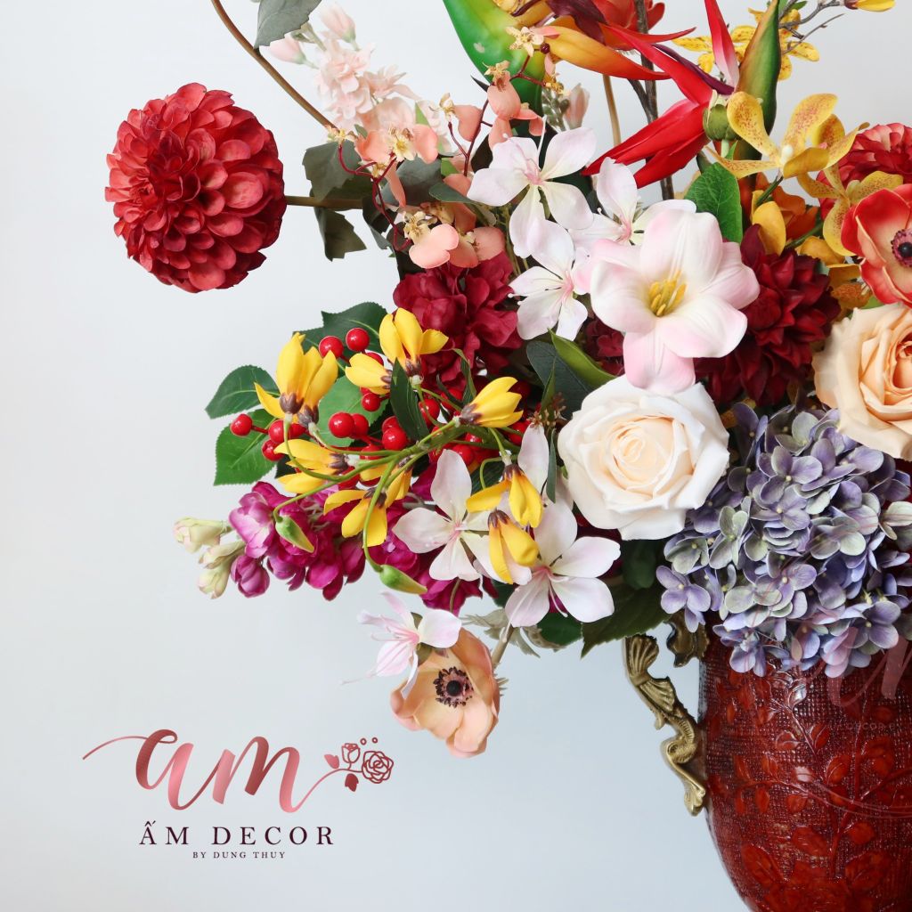 DỊCH VỤ THIẾT KẾ BÌNH HOA KIỂU ÂU