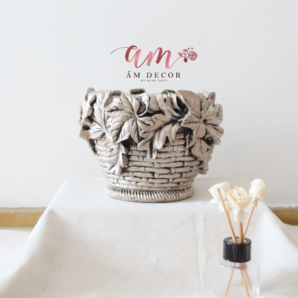 LỌ LÁ ( BẠC )