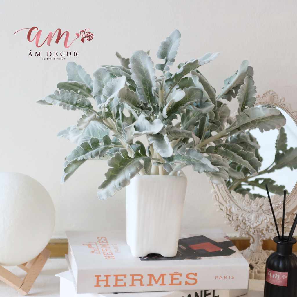 Ấm Plant House - SILVER DUST DUSTY MILLER ARTIFICIAL