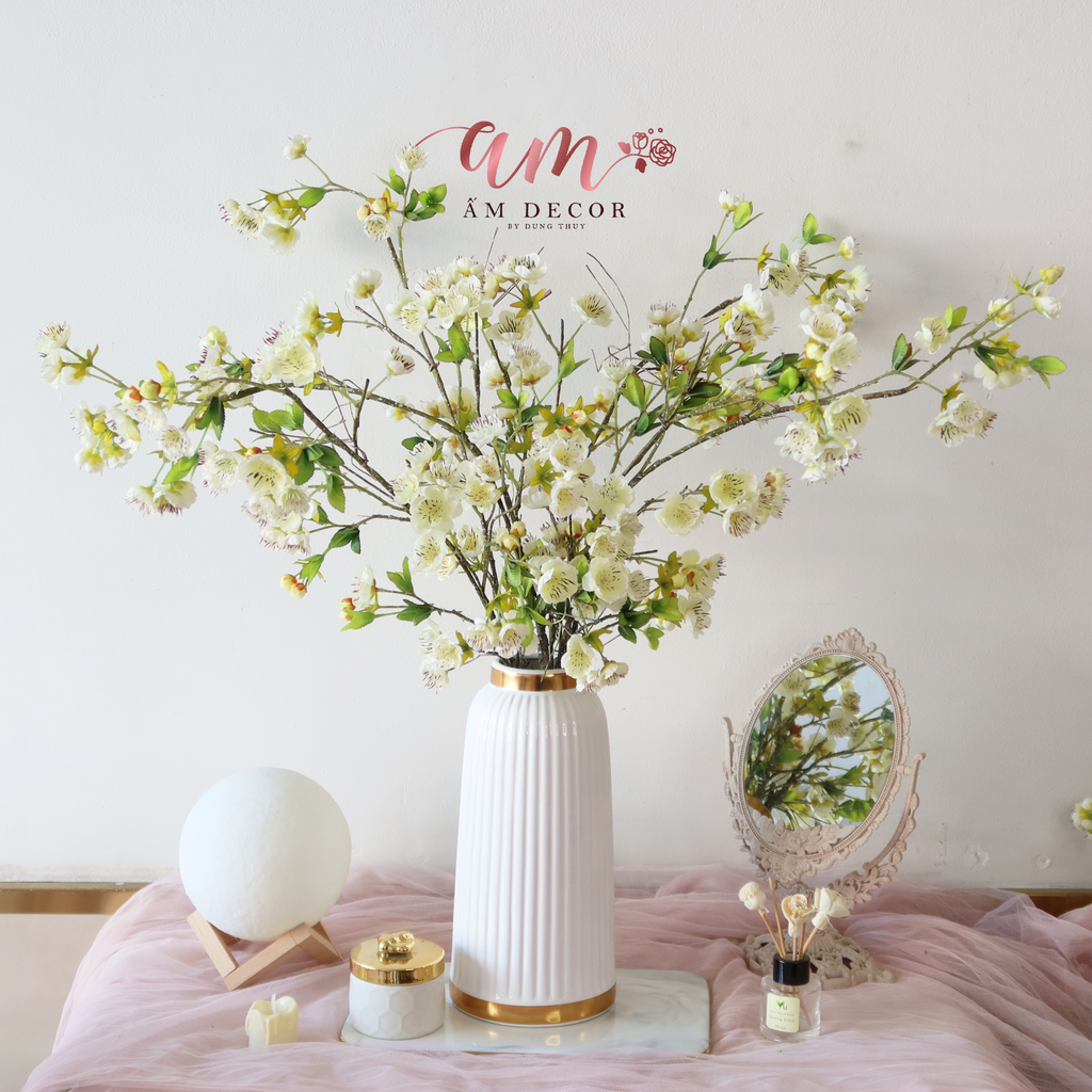 ZWHITE BLOSSOM ARTIFICIAL