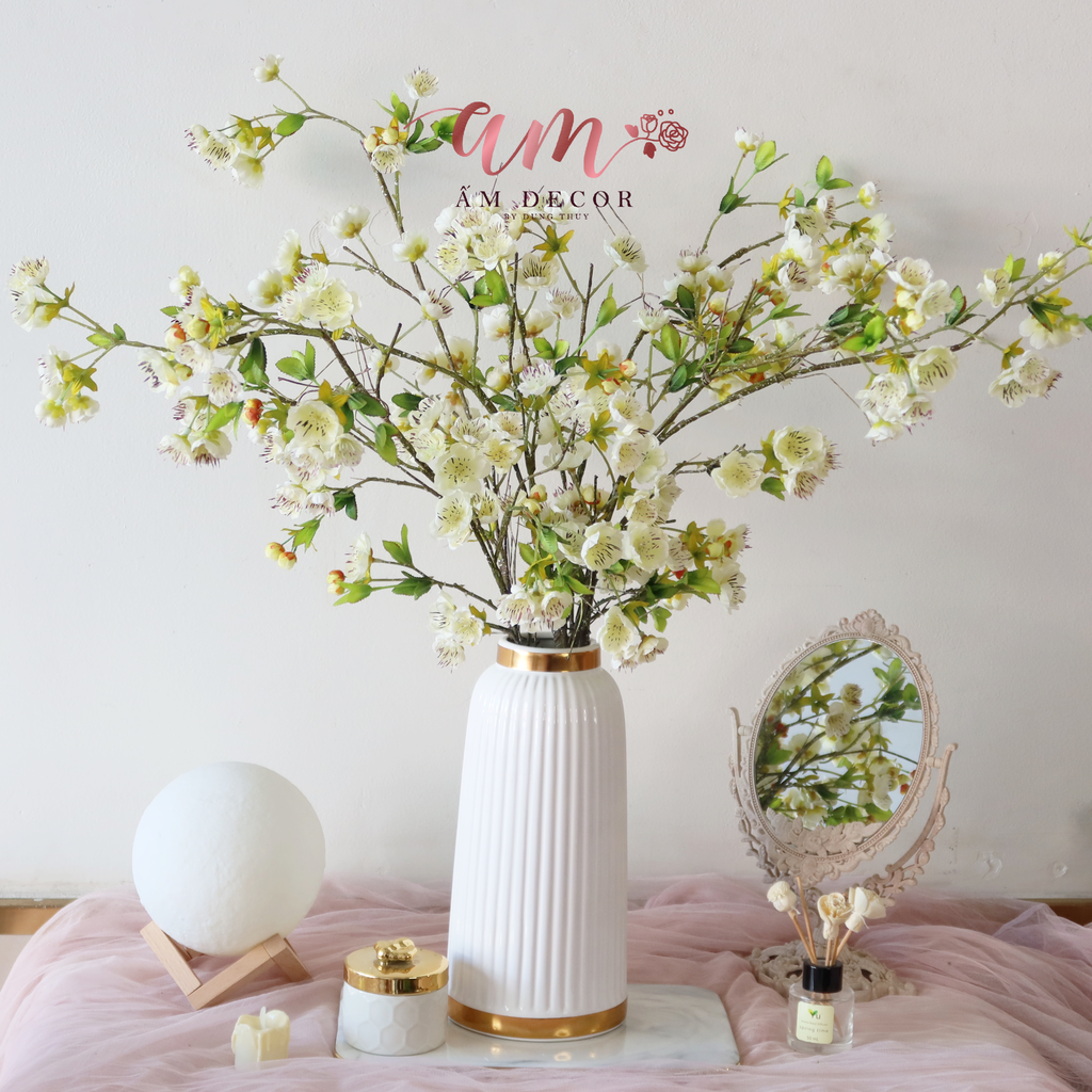 ZWHITE BLOSSOM ARTIFICIAL