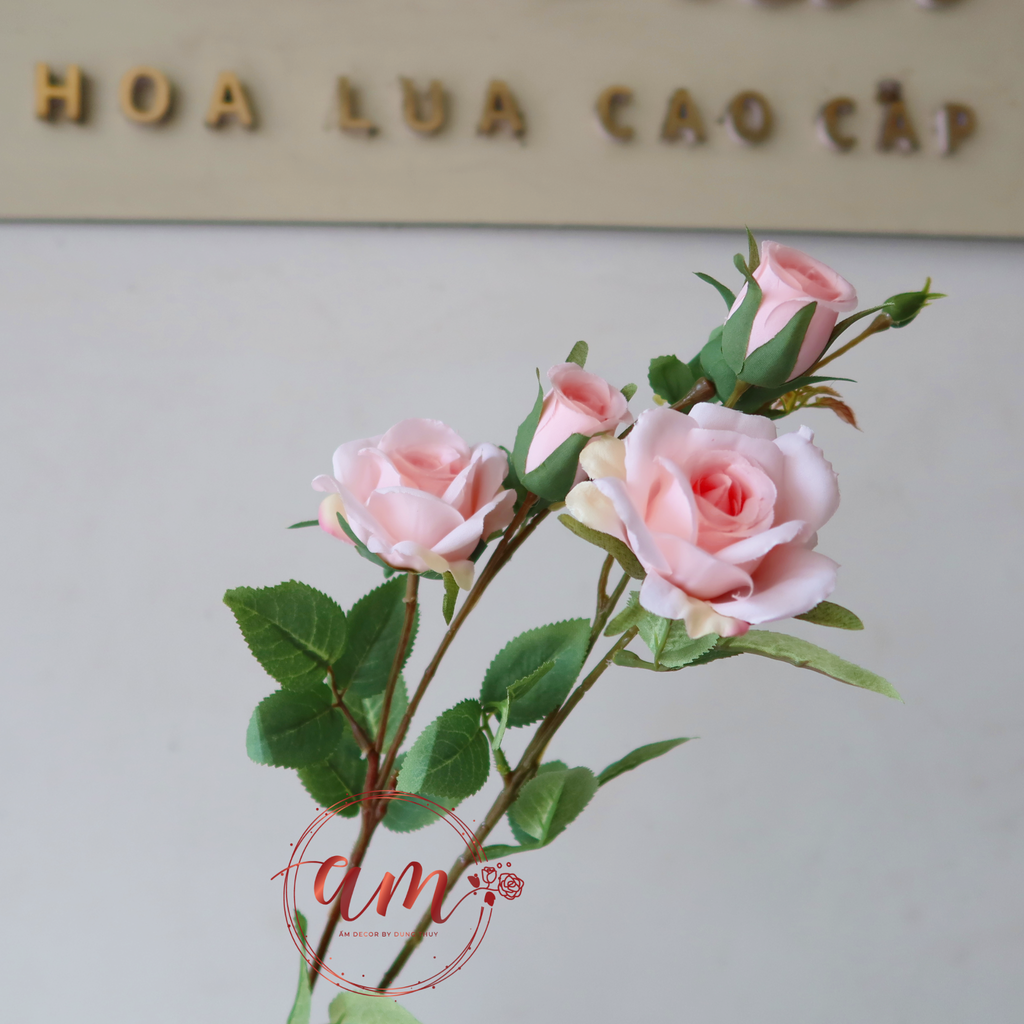 CÀNH HỒNG BÔNG NHỎ (Hồng Nhạt)