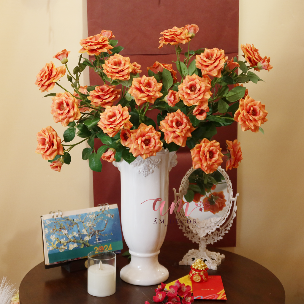 CLASSIC ORANGE ROSE ENGLAND ARRANGEMENT
