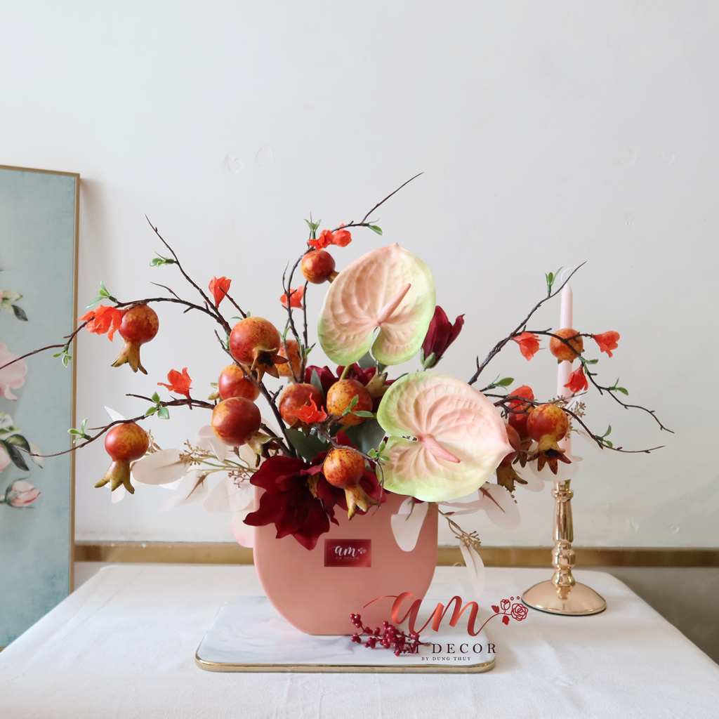 ZBÌNH HOA ĐỂ BÀN CỔ ĐIỂN HOÀI DIỄM