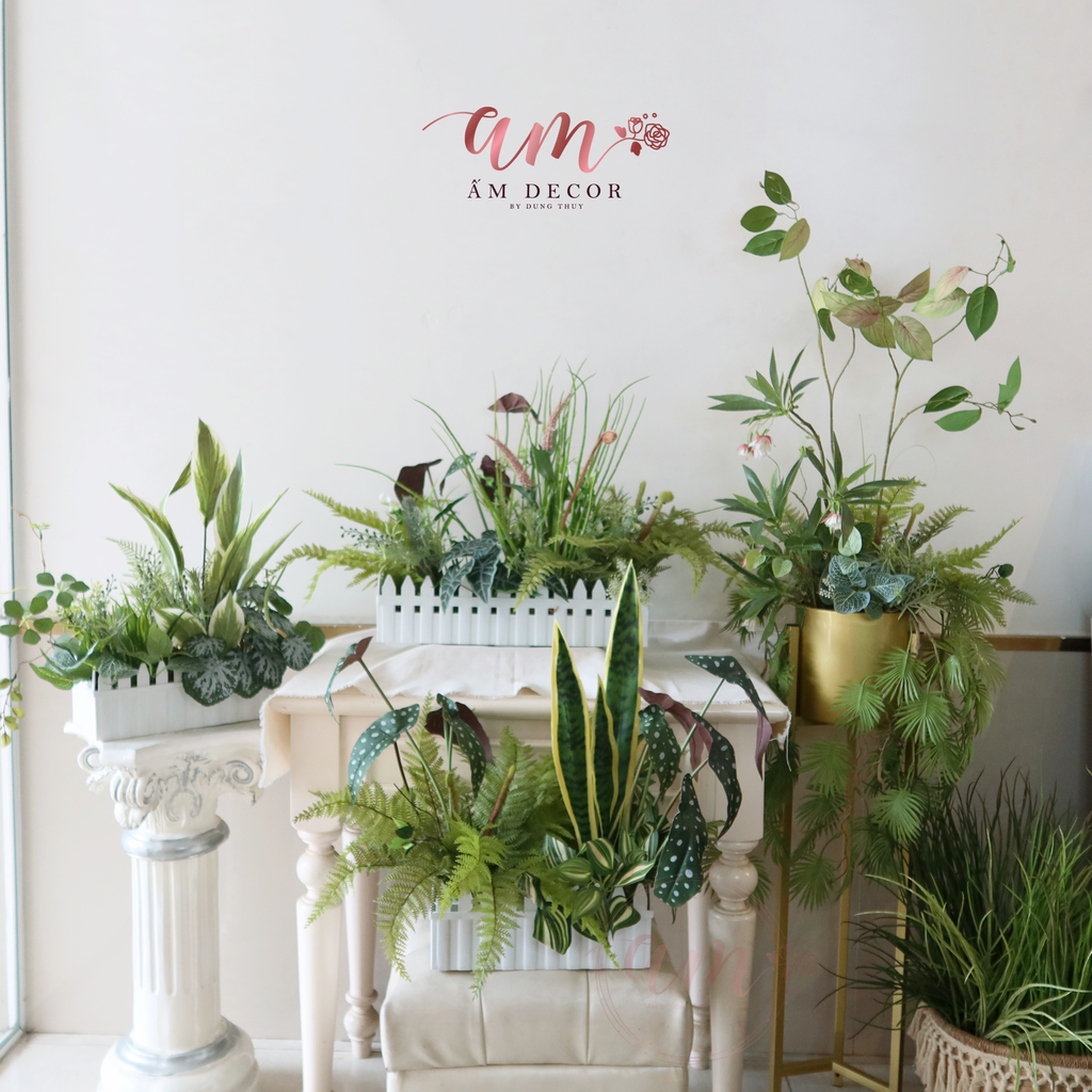 Ấm Plant House - DẢI CÂY XANH MIX 1