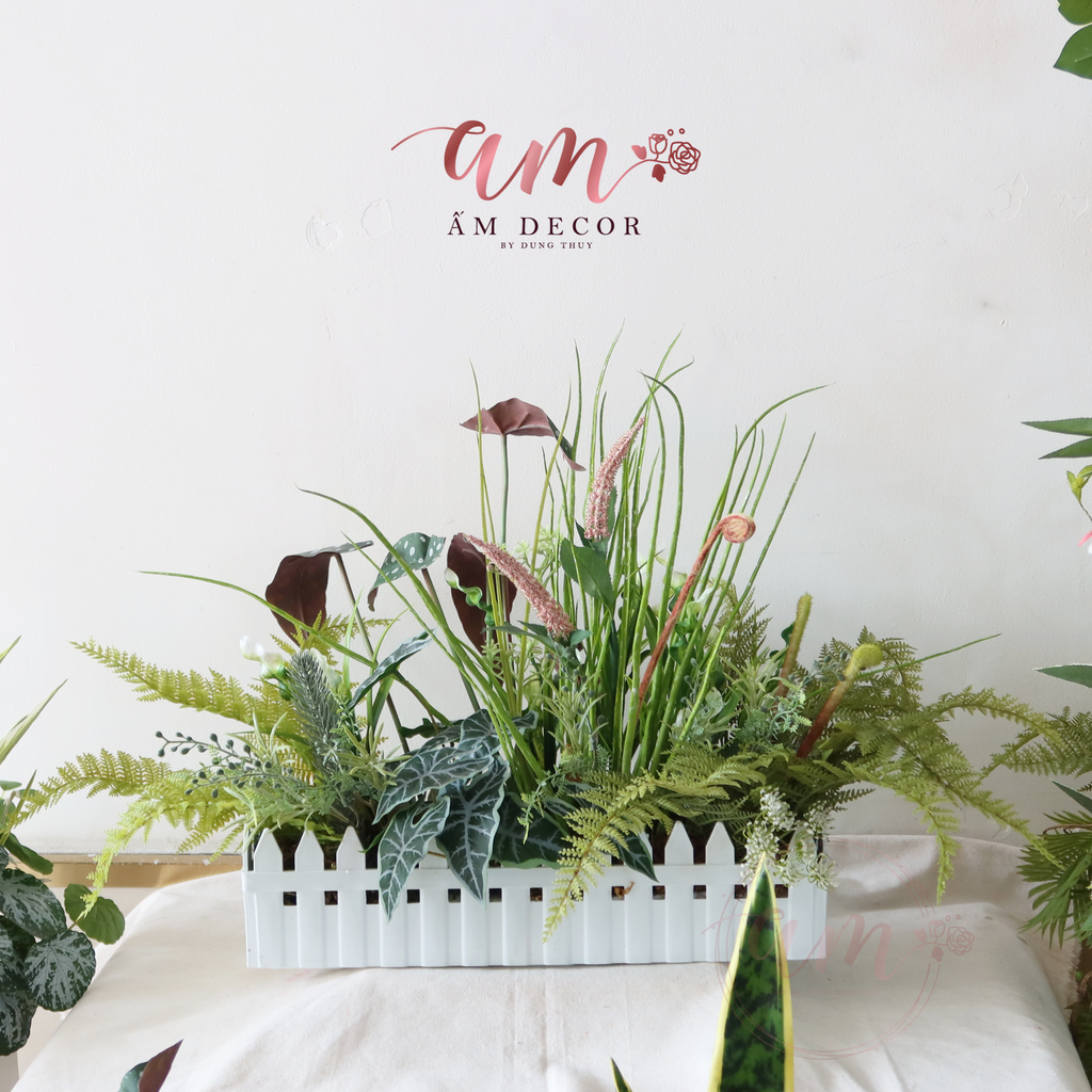 Ấm Plant House - DẢI CÂY XANH MIX 2