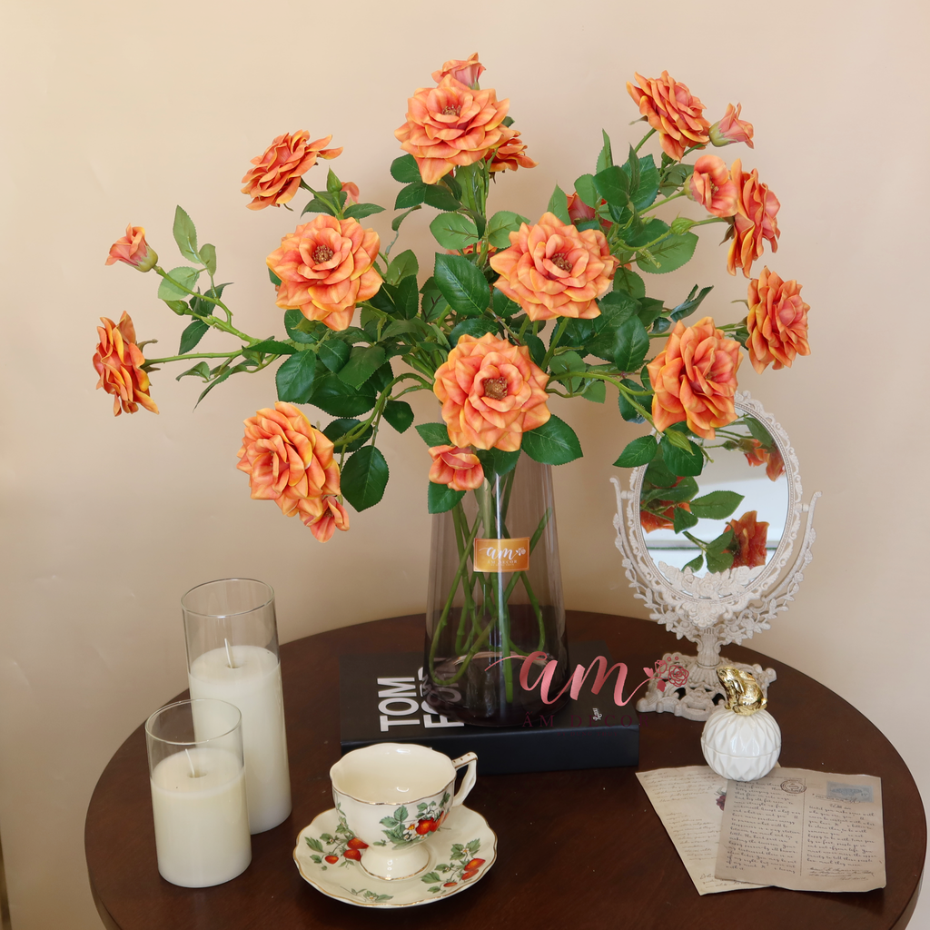 ZENGLAND ORANGE ROSE GLASSES