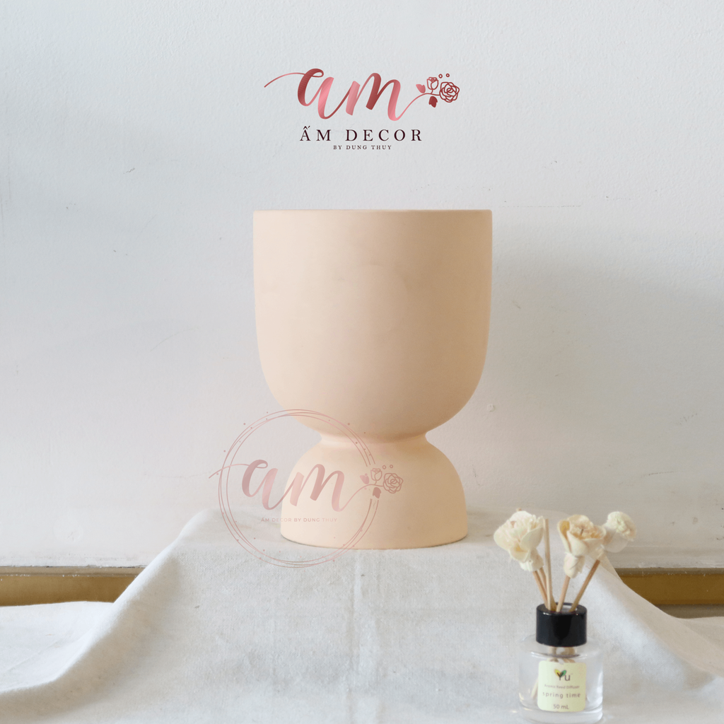 GỐM ĐỒNG HỒ KEM