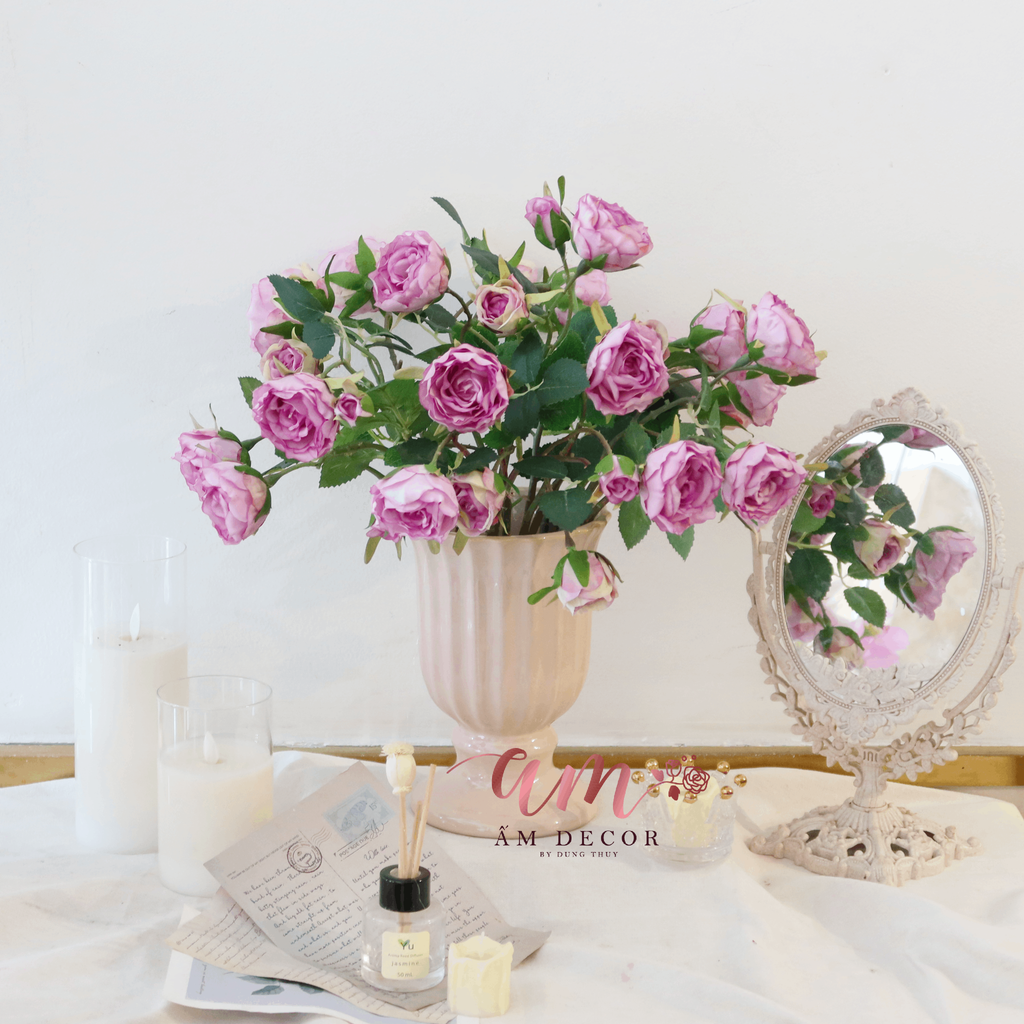 ZCURLY VIOLET PURPLE ROSE CUP CLASSICAL