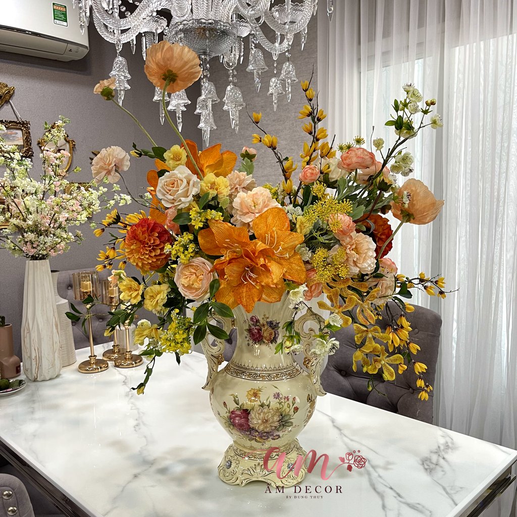 DỊCH VỤ THIẾT KẾ BÌNH HOA KIỂU ÂU