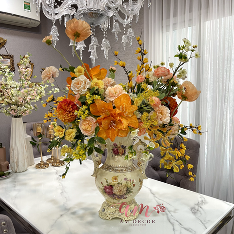  DỊCH VỤ THIẾT KẾ BÌNH HOA KIỂU ÂU 