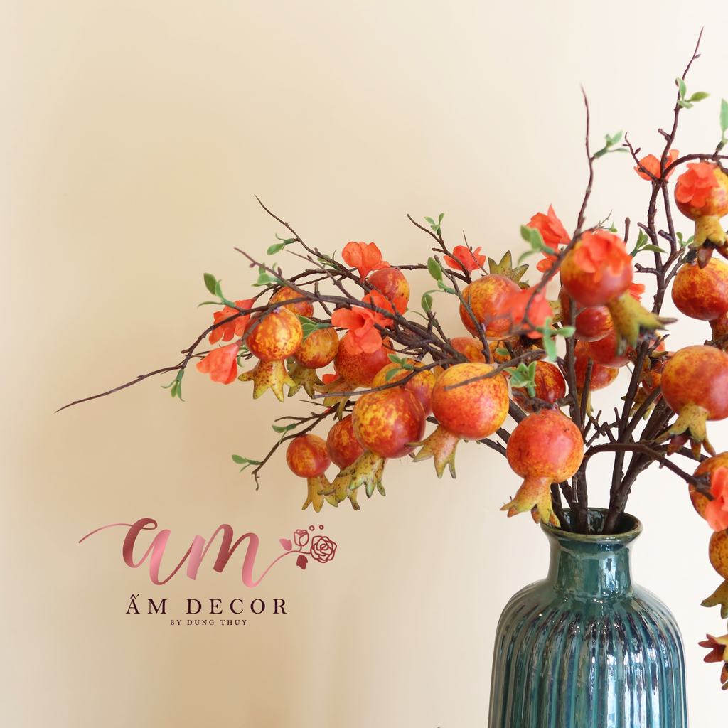 ZPOMEGRANATE ARTIFICIAL VASE