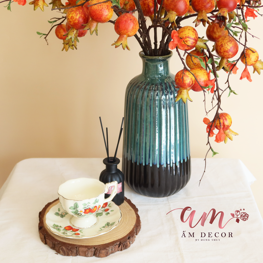 ZPOMEGRANATE ARTIFICIAL VASE