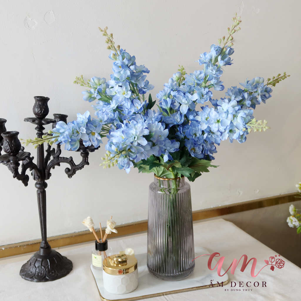 ZDELPHINIUM OCEAN GLASSIES VASE