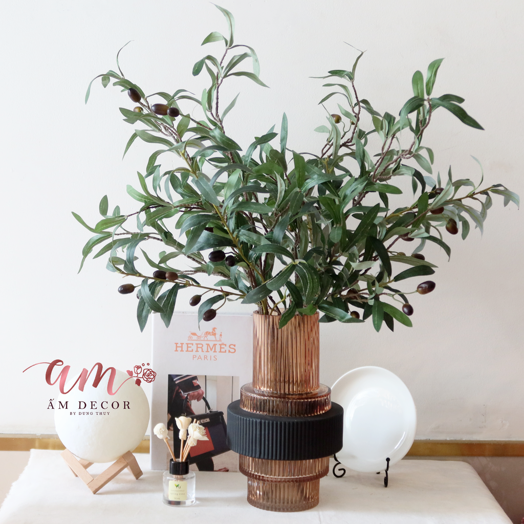 OLIU ARTIFICIAL VASE BROWNIE GLASSES