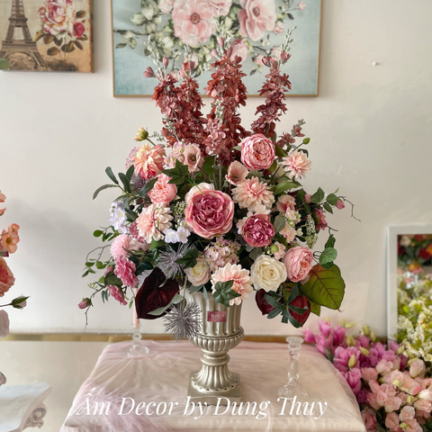  BÌNH HOA ÂU CỔ CHESTNUT 